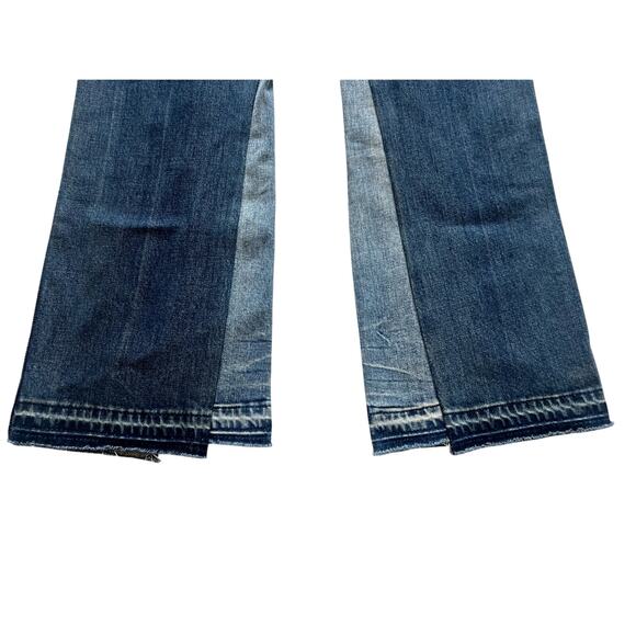 Amo "Babe" Jeans in Dive Bar Destroy wash Size 26 Women's Colorblock - Picture 9 of 10